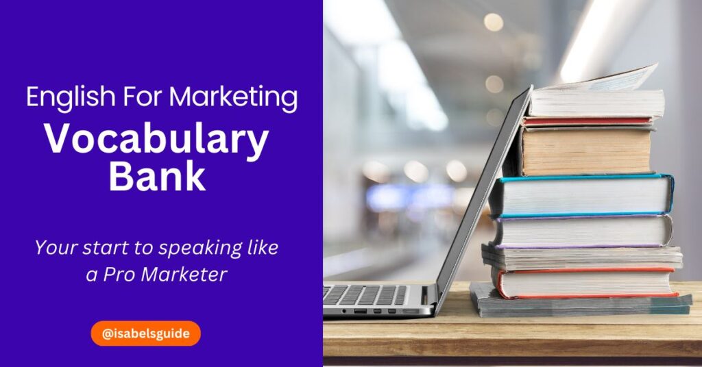 English for marketing vocabulary bank